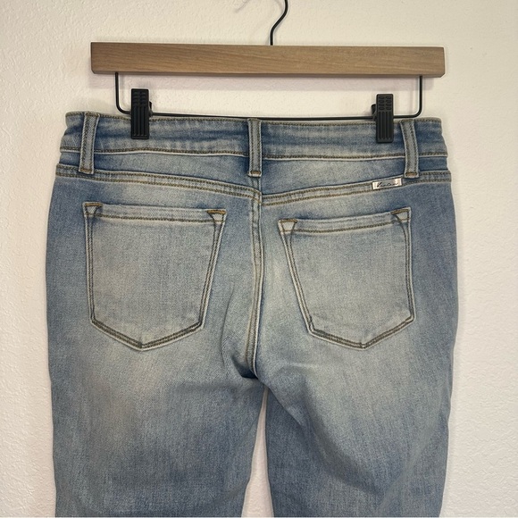 KanCan Distressed Light Wash Skinny Jeans Size 9/28 - Picture 6 of 9